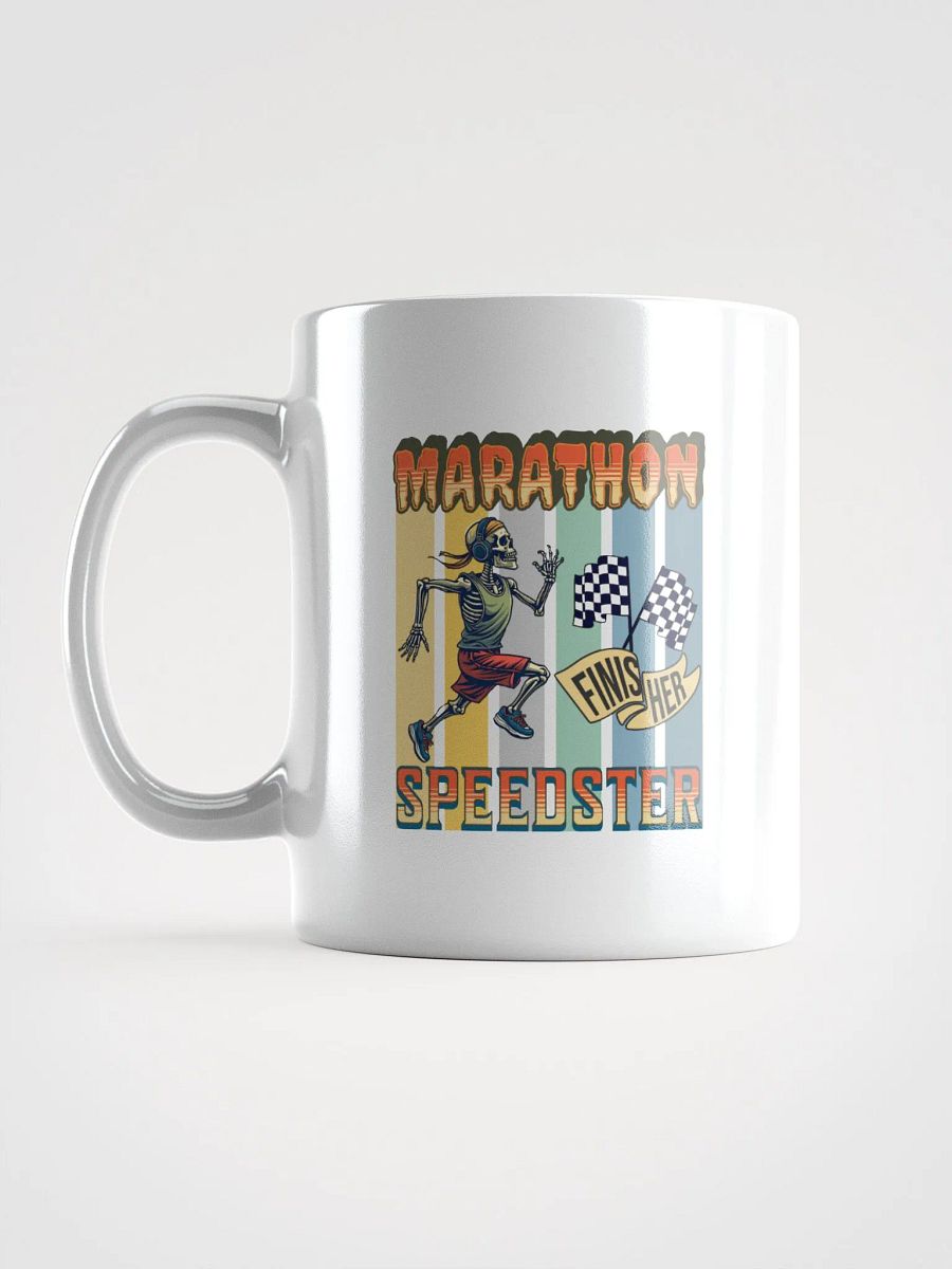 Marathon Speedster Skeleton Running Mug product image (1)