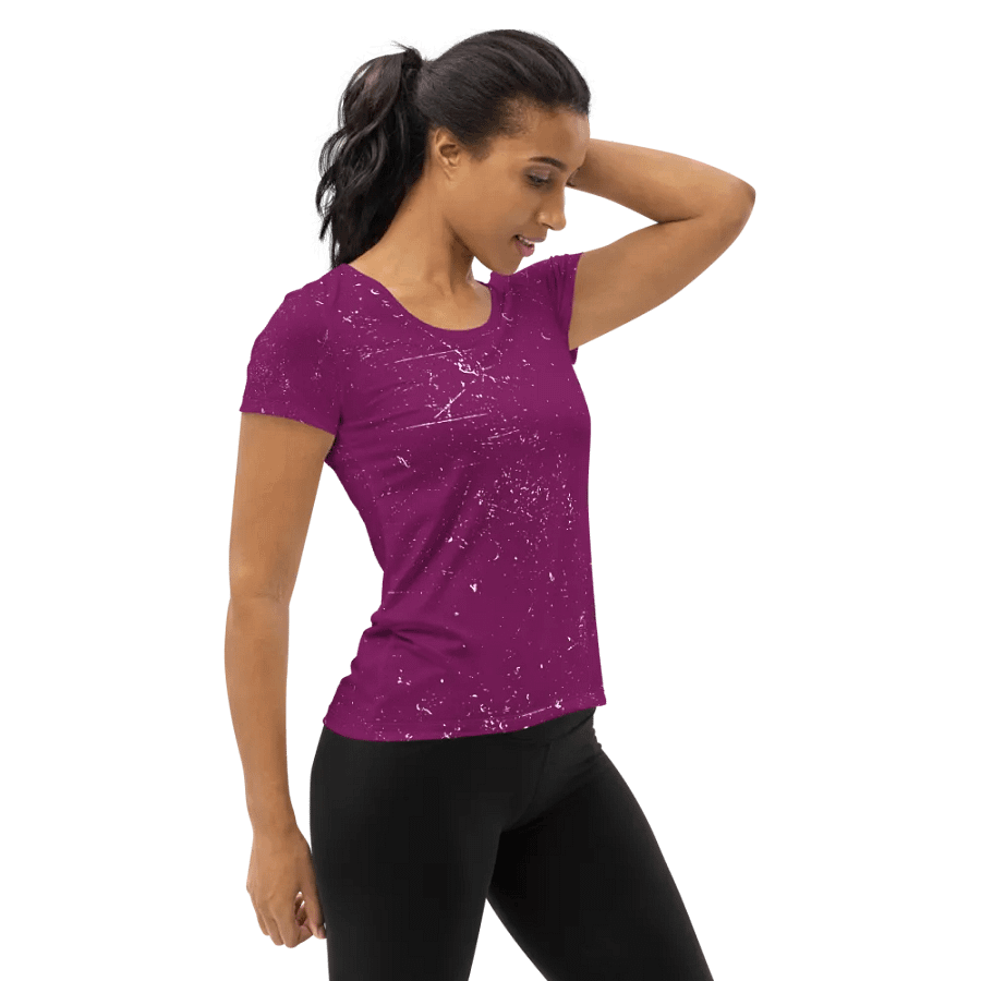 All-Over Print Women's Athletic T-Shirt product image (4)