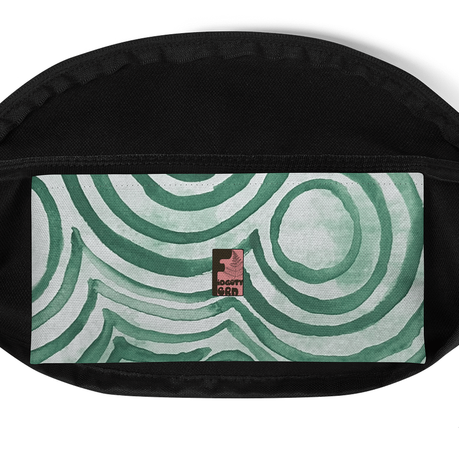 "Green Swirl" Fanny Pack product image (4)