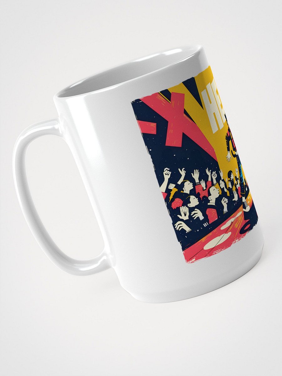 Cat Rockstar Glossy MUG | 'X HEHE X' product image (3)