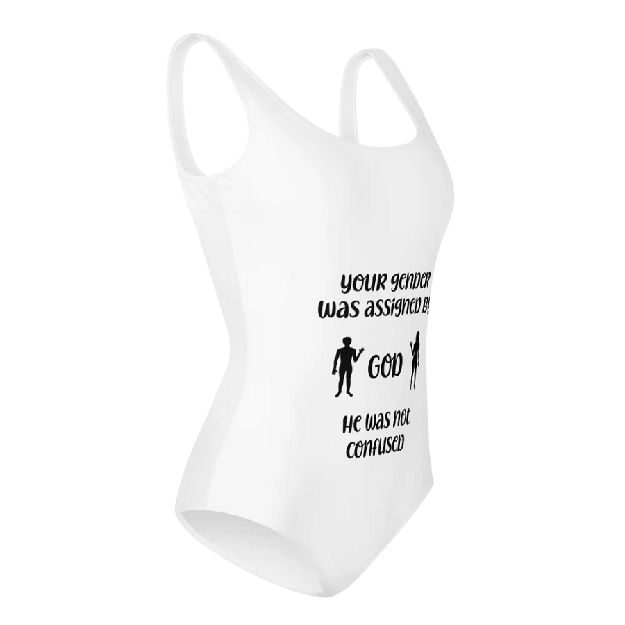 Your Gender Was Assigned by GOD. Midnight Splash Youth Swimsuit product image (3)