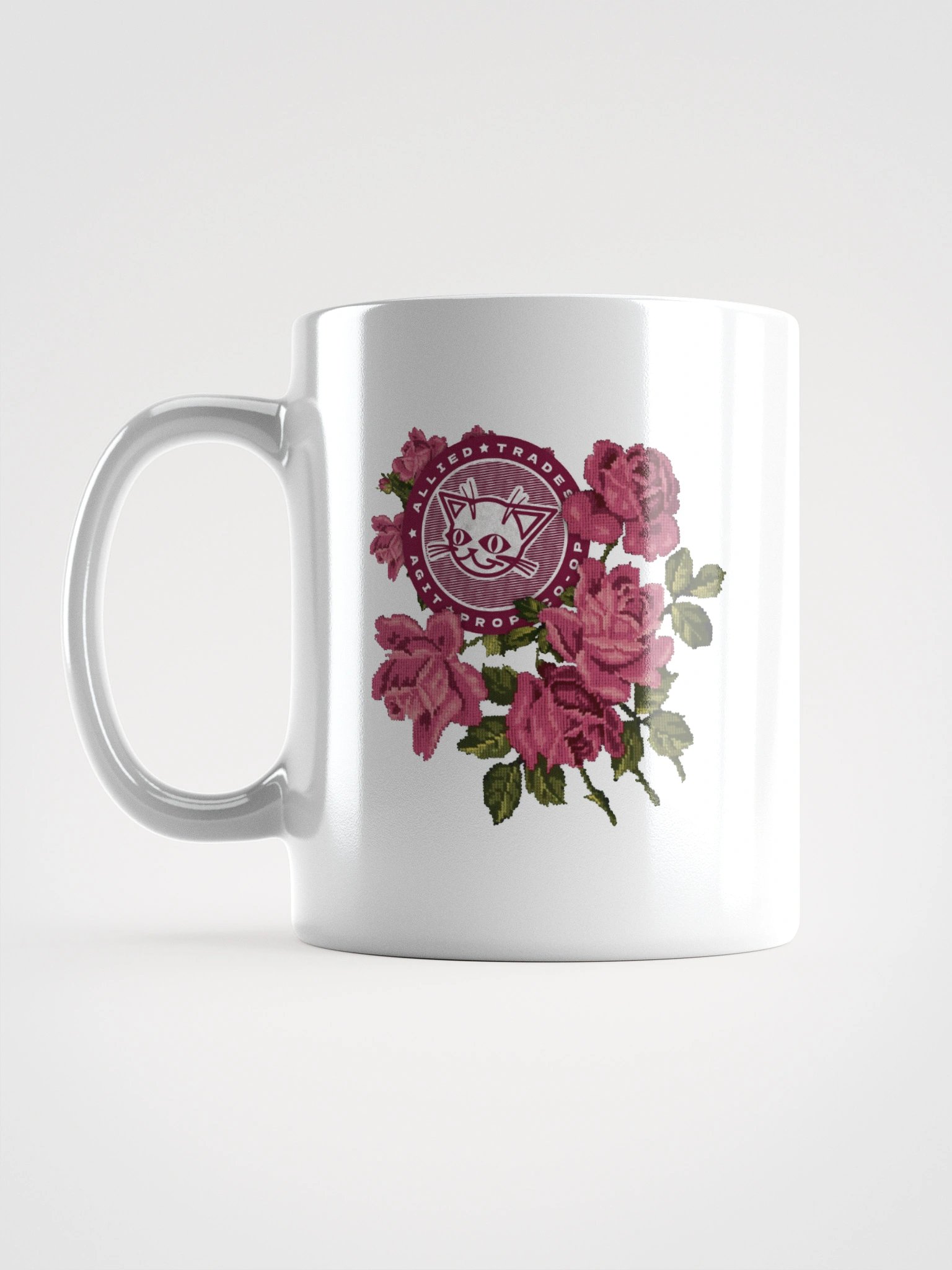 Claws and Thorns Alli Cat Floral Coffee Mug product image (17)