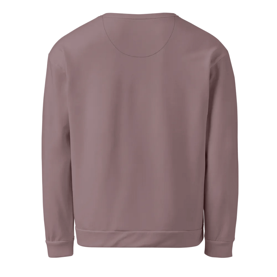 Plain Mauve Soft Summer Unisex Recycled Polyester Heavyweight Premium Sweatshirt by Treasure Pie product image (3)
