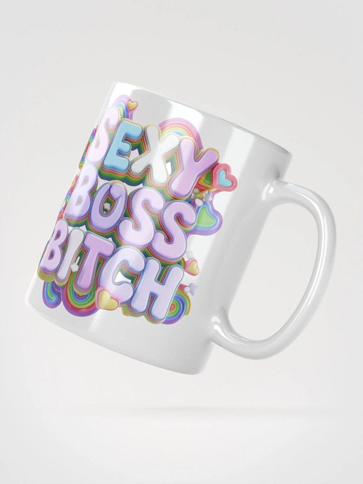 "Sexy Boss Bitch" #Statement Glossy White Mug product image (5)