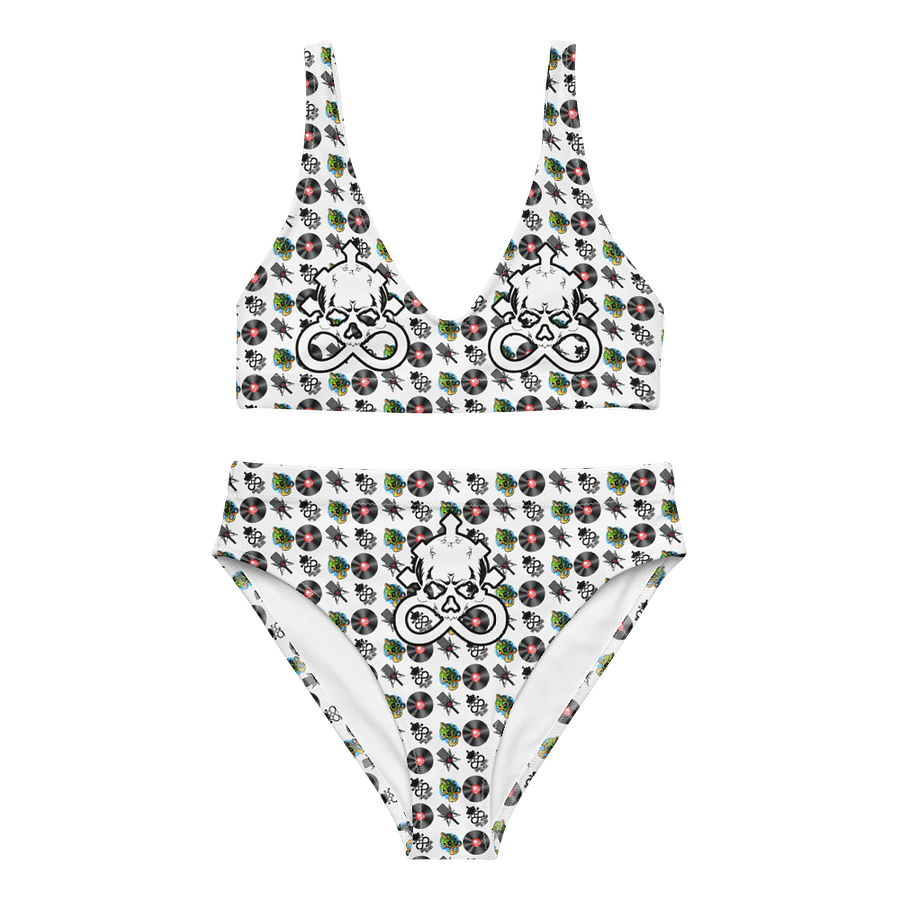 Skull Piercing Records High Waisted Bikini Set product image (1)
