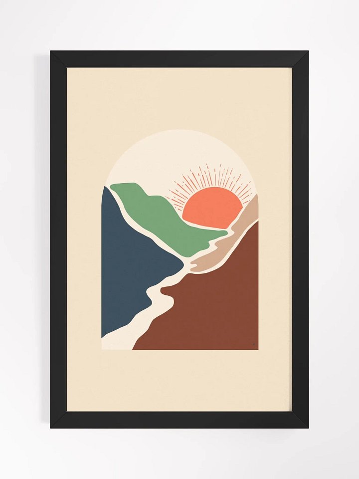 Rising Sun Serenity Framed Poster product image (6)
