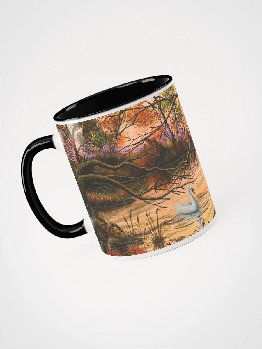 Swan in Autumn Ceramic Mug product image (5)