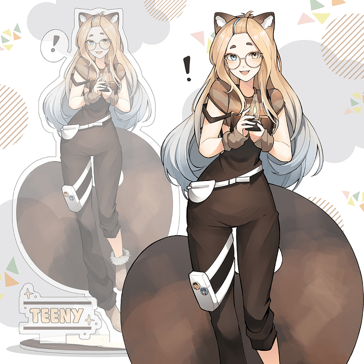 【PREORDER】CAMPING TEENY - Wooden Standee product image (1)