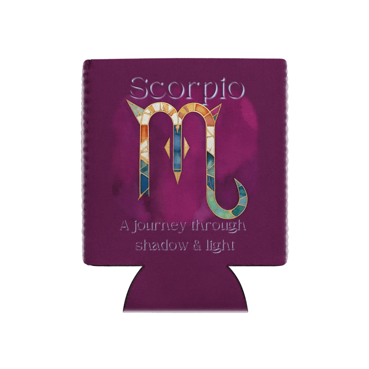 Purple Scorpio Can Coozie product image (1)