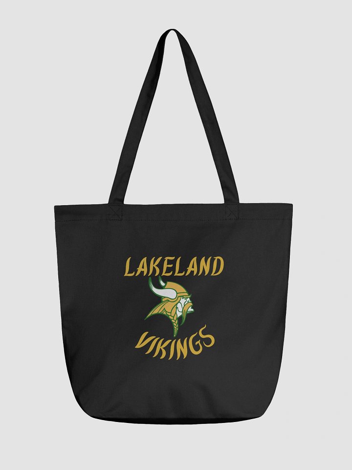 Lakeland Vikings Organic Cotton Tote Bag – Eco-Friendly School Spirit Carryall product image (1)