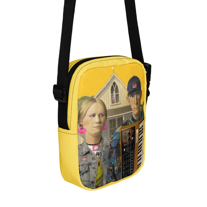American Prophet by Frank Fonik (Sequential Prophet 5), Techno EDM Utility Crossbody Bag product image (2)
