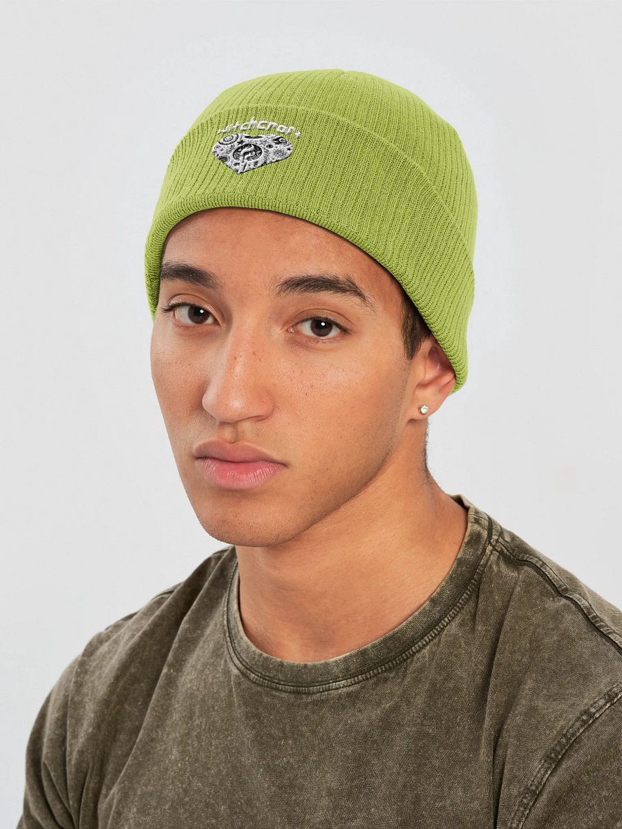 Witchcraft Heart Embroidered Ribbed Beanie product image (12)
