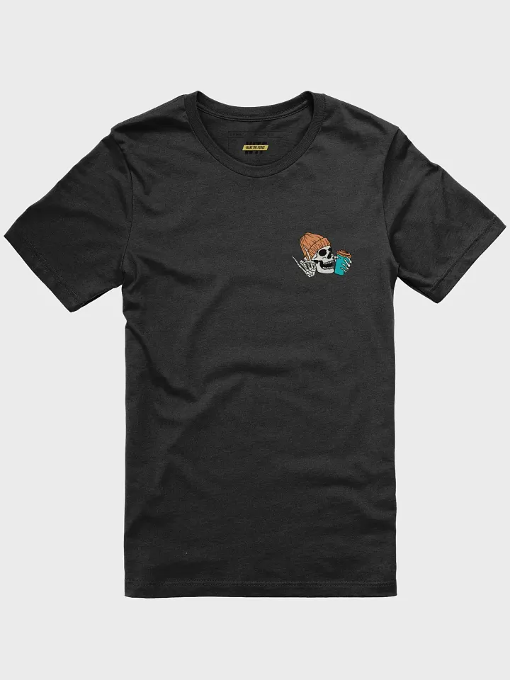 Dead Tired, Still Killin’ It Tee – Unisex Skeleton Chillin’ Graphic T-Shirt | Fun & Quirky product image (1)