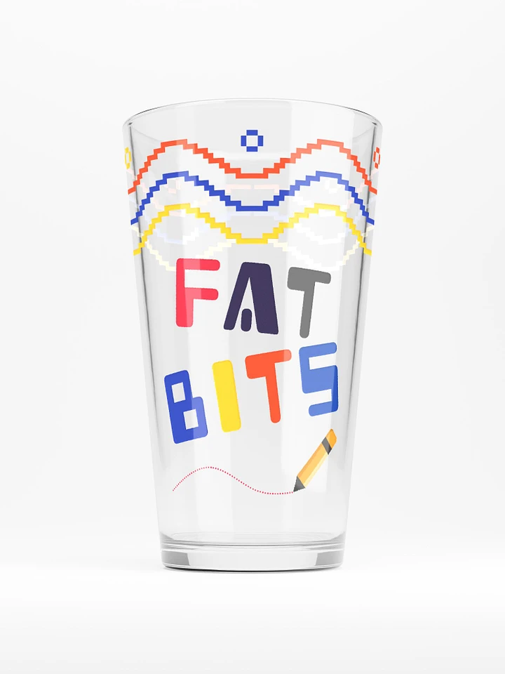 Fat Bits pint glass product image (1)
