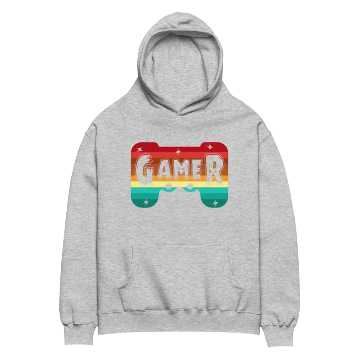 Gamer Vibes Striped Hoodie product image (8)