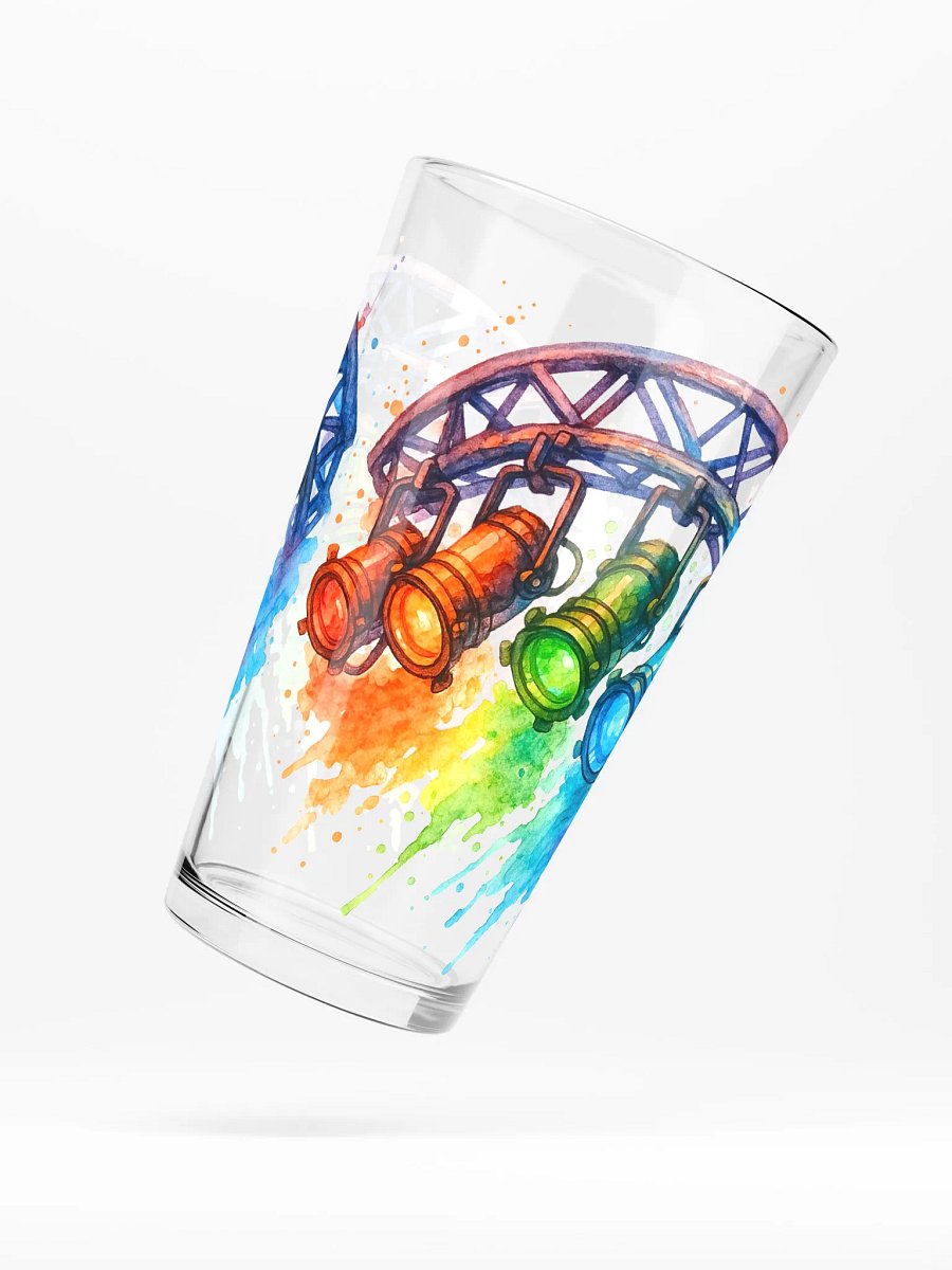 Theatrically Jerry: "Water-PAR II" Watercolor PAR Light Pint Glass product image (5)