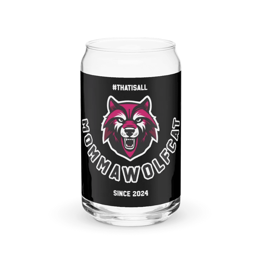 MOMMAWOLFCAT Can-Shaped Glass product image (2)