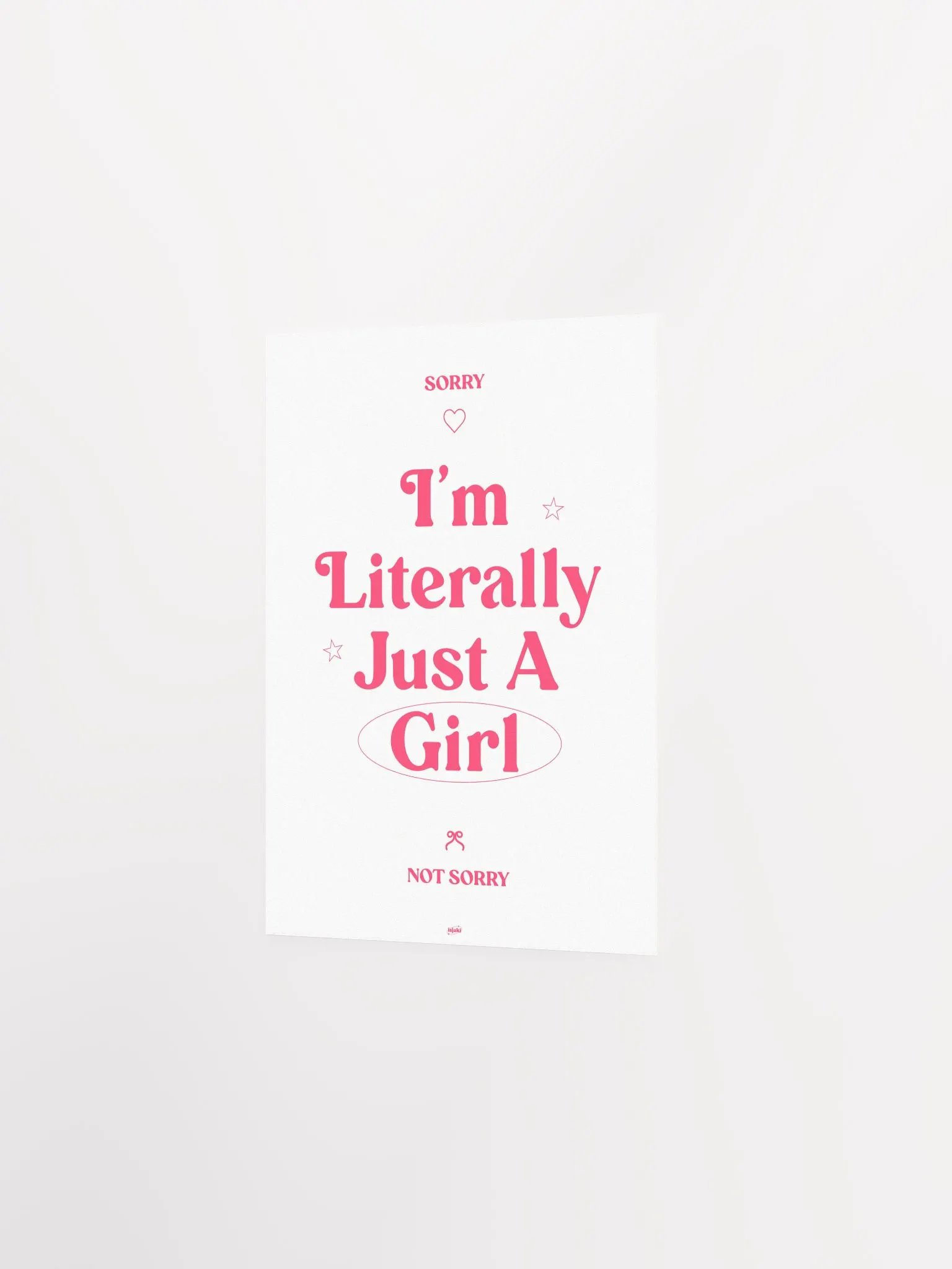 I'm Literally Just a Girl ~ Coquette Print product image (7)