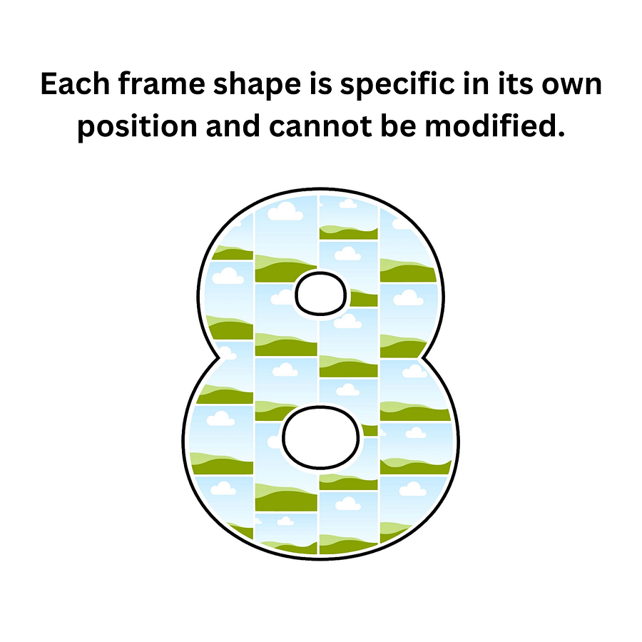 All Digits (1, 2, 3, 4, 5, 6, 7, 8, 9, 0) Number Frames Canva Template product image (4)