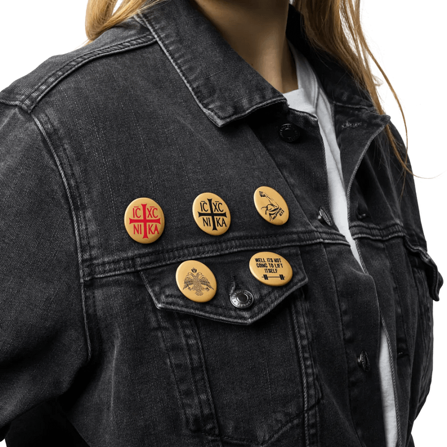 Victorious Christogram Pin Buttons Set product image (17)