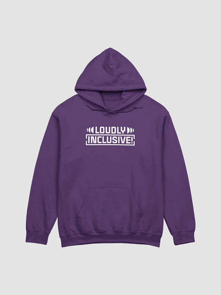 Purple Hoodie with White Logo product image (1)
