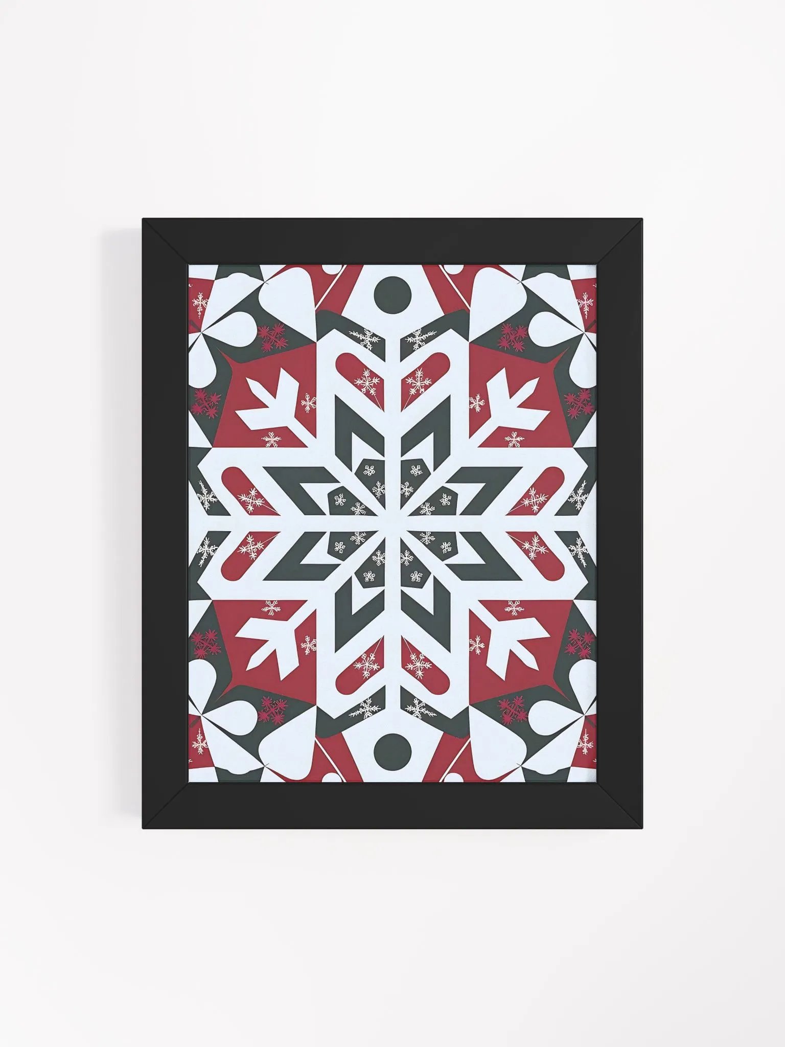 Snowflake Geometric Symmetry Poster product image (11)