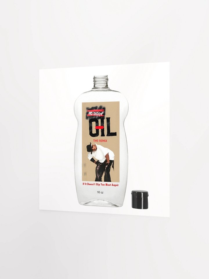 No Diddy Oil Bottle Poster product image (2)
