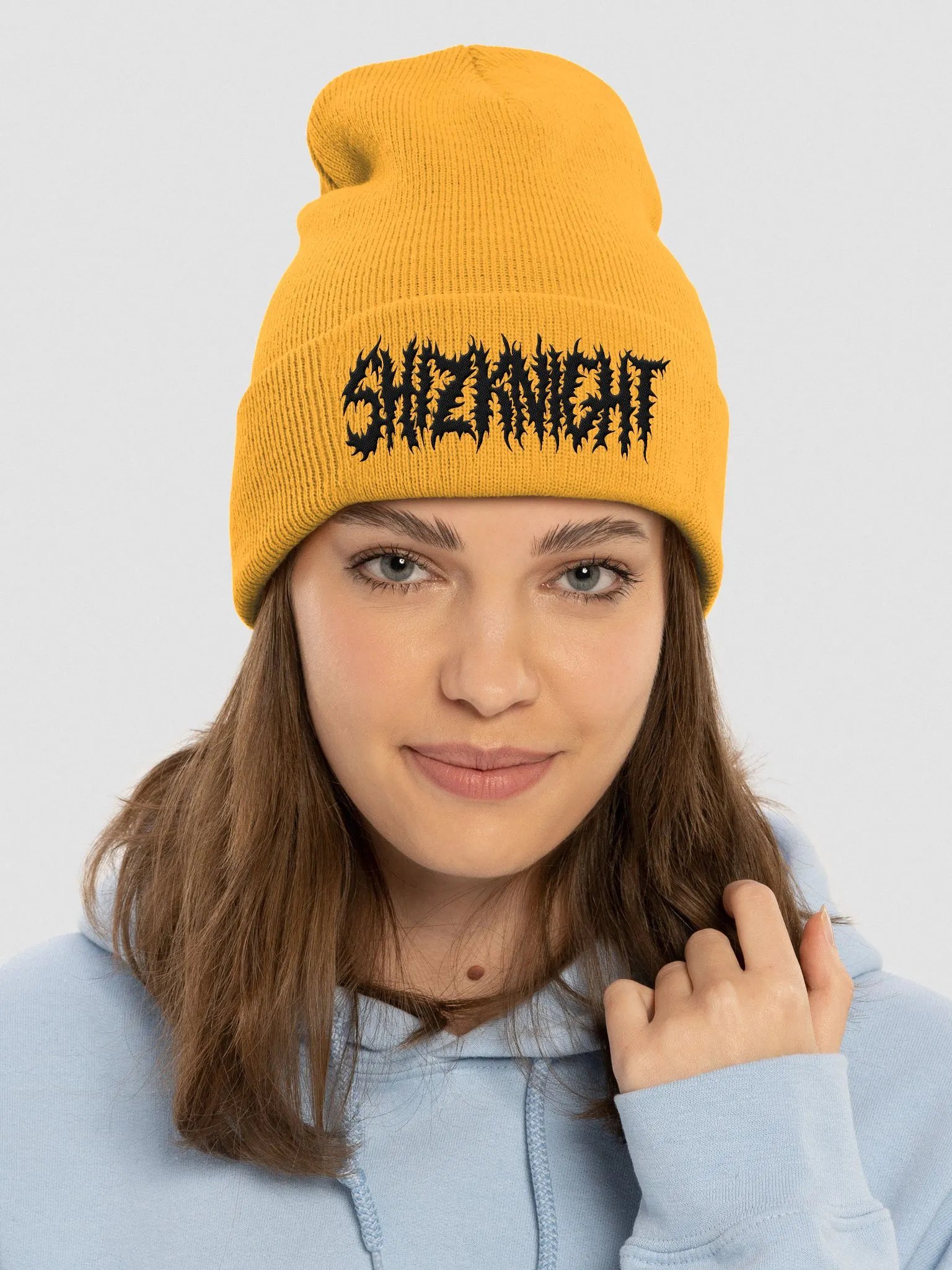 Shizknight Beanie (Black Logo) product image (9)