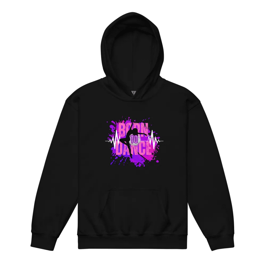 Born to Dance Her Silhouette Youth Hoodie product image (6)