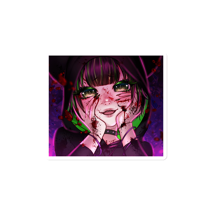Yandere Vex Dye Cut Magnet product image (2)