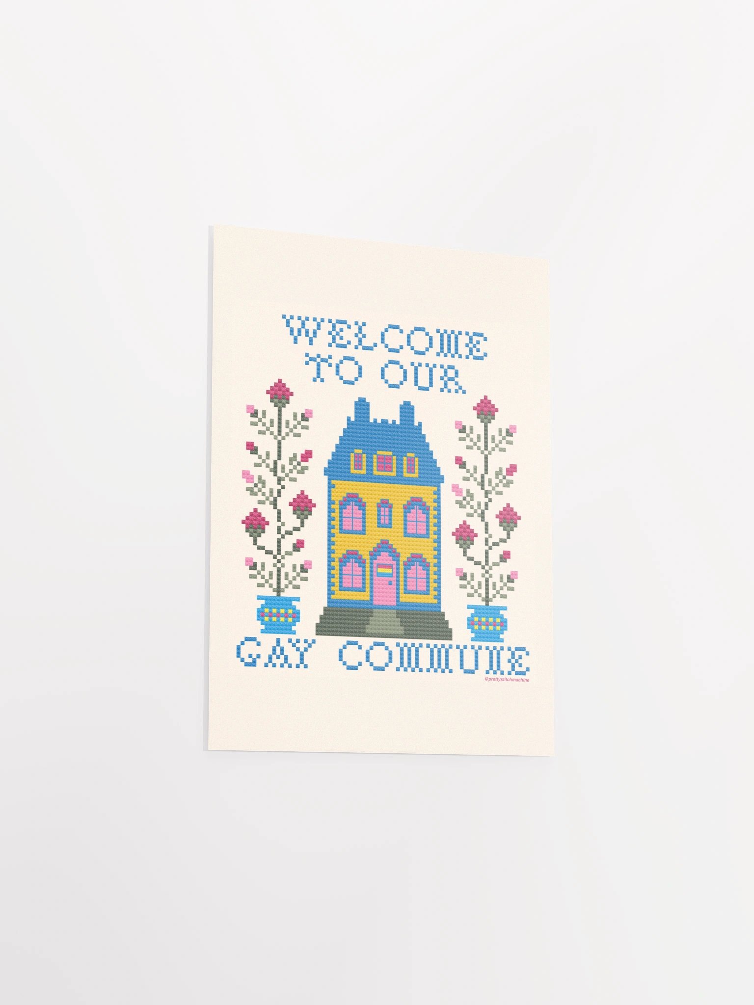 Welcome to Our Gay Commune Print - Pan Flag product image (3)