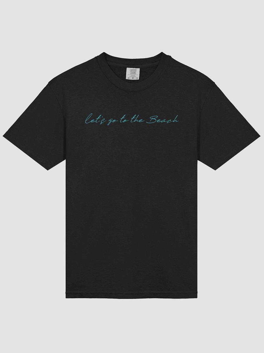 let's go to the beach Dyed Heavy t shirt product image (3)