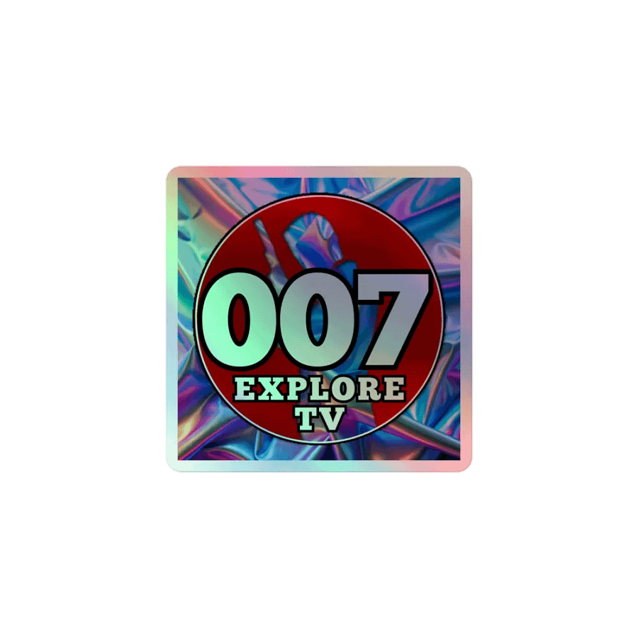007 Explore TV Holographic Sticker product image (1)