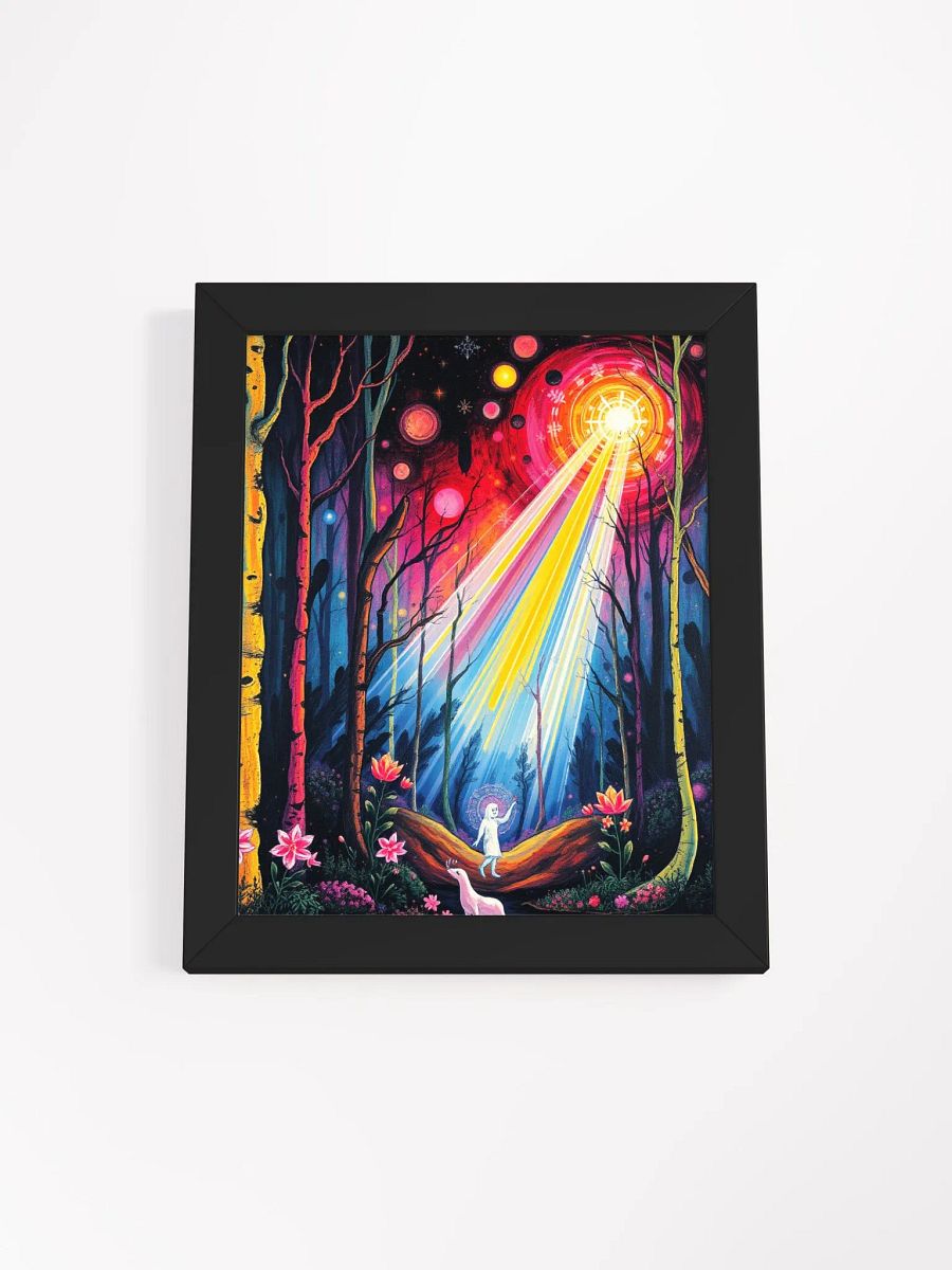 Vibrant Ayous Wood Framed Matte Print product image (5)