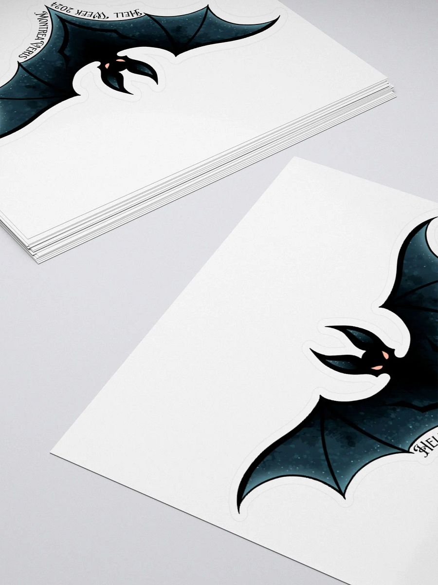 Hell Week 2024 Bat Kiss Cut Sticker product image (4)
