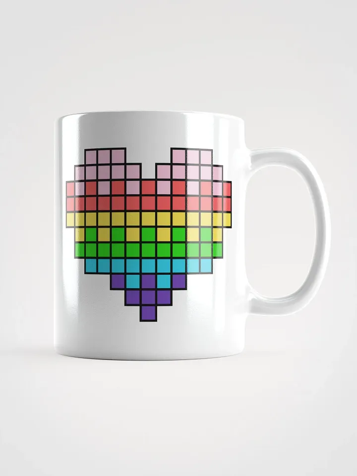 Easter Heart White Glossy Mug product image (2)