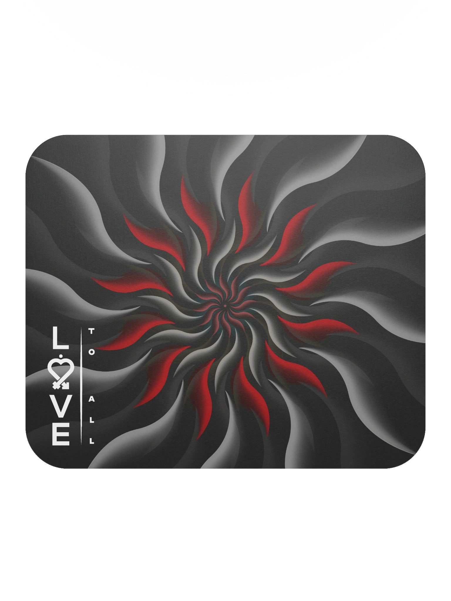 Red Mandala Small Mousepad product image (2)