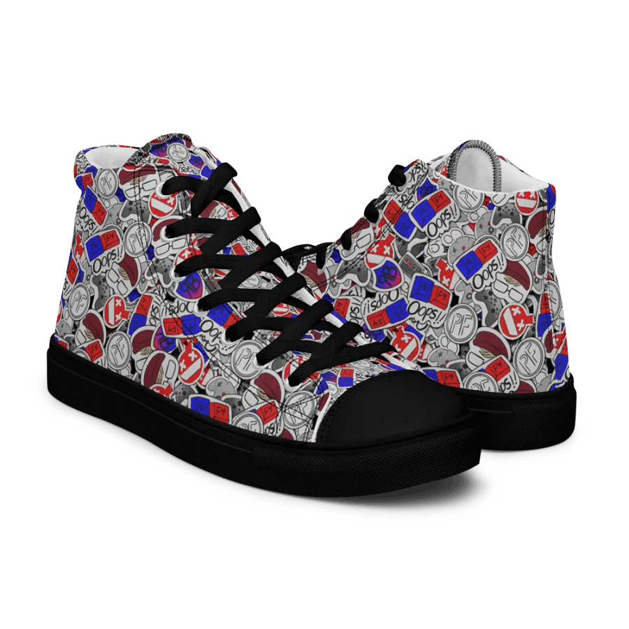 Sticker-Bomb Men's Hi-Tops product image (7)