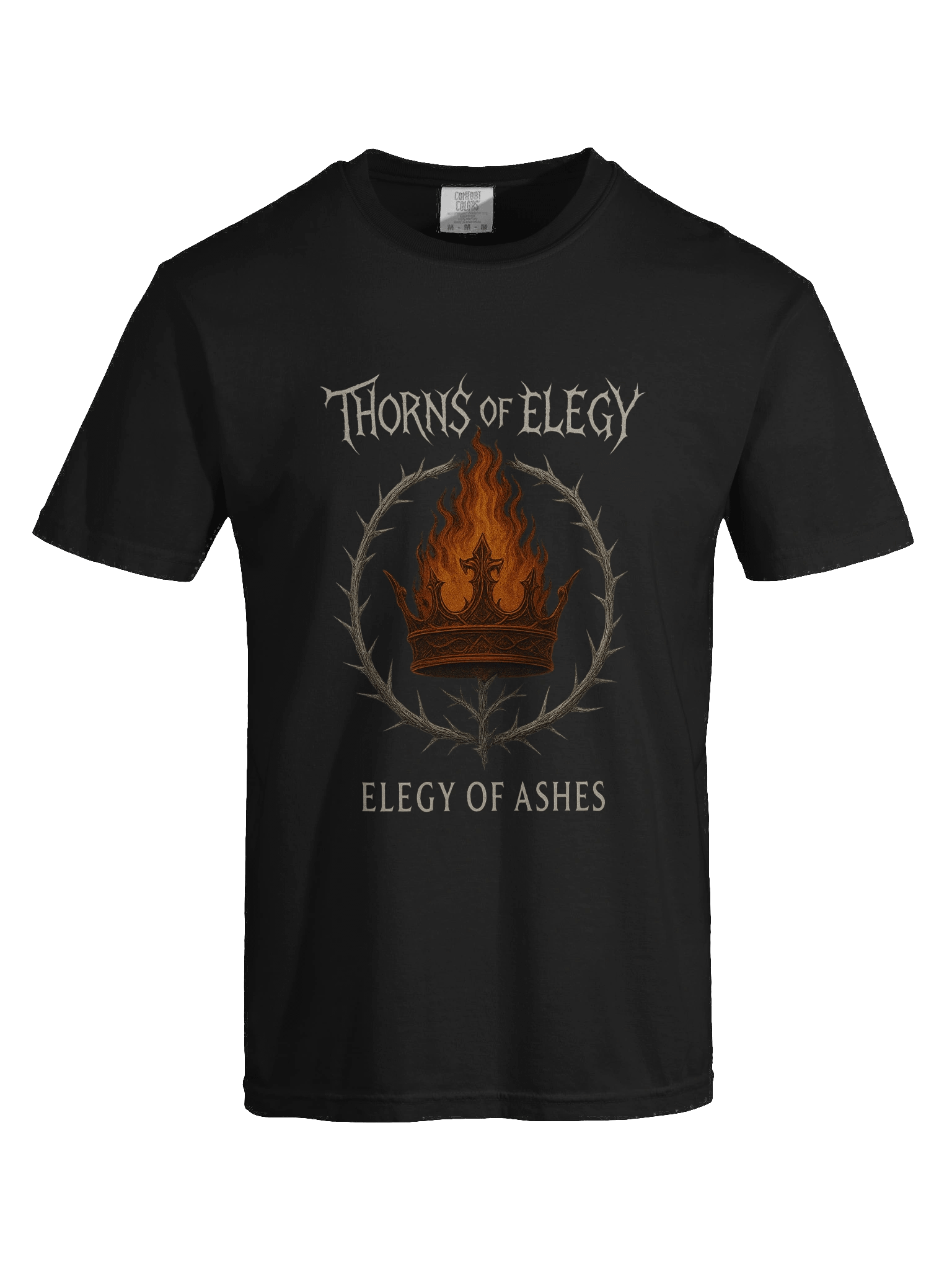 Thorns of Elegy – Elegy of Ashes Crown Tee product image (4)