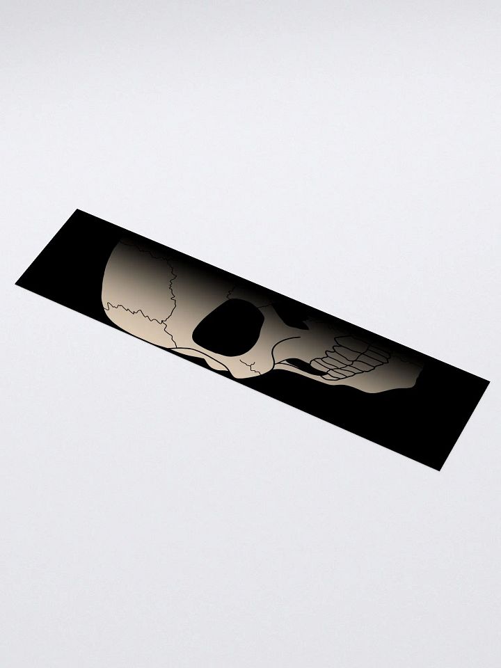 Faded skull right side large sticker product image (1)