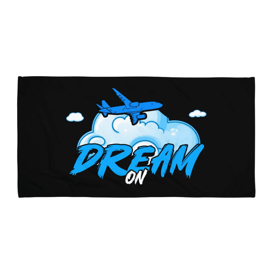 Dream On Towel (Black) product image (1)