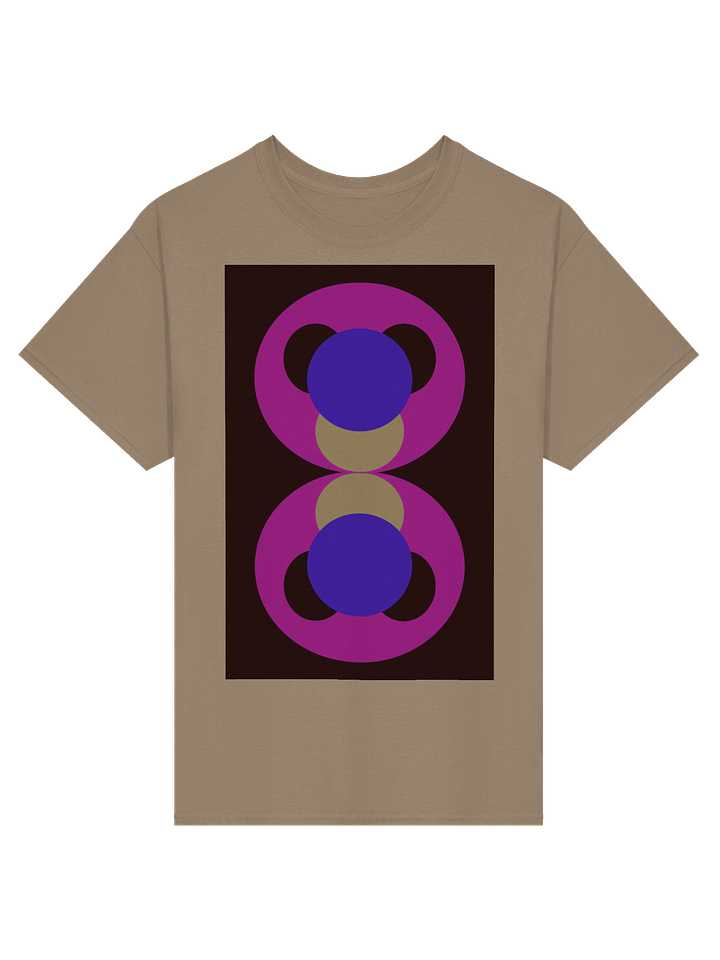 Magenta Symmetry Geometric T-Shirt product image (1)