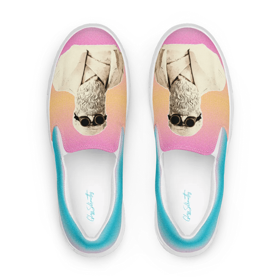 Darwinism Women's Slip-On Canvas Shoes product image (1)