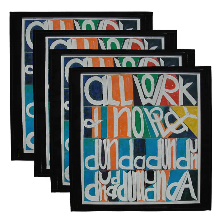 All Work and No Play Napkins product image (1)
