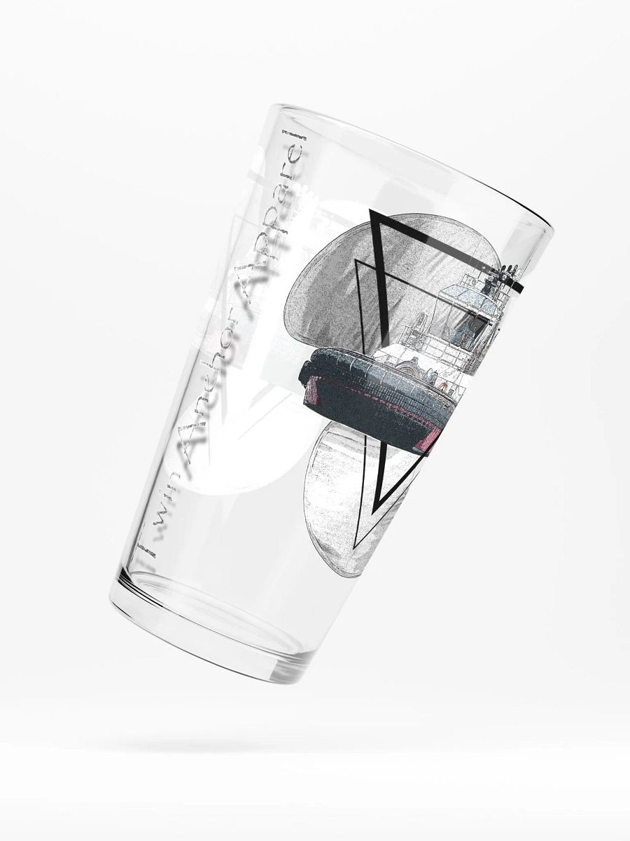Three blade prop triangle Athena tug 16oz Pint Glass product image (5)