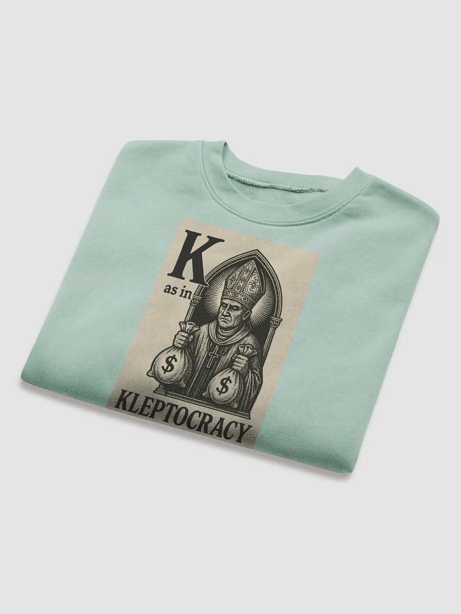 K as in kleptocracy fleece crop t-shirt product image (32)