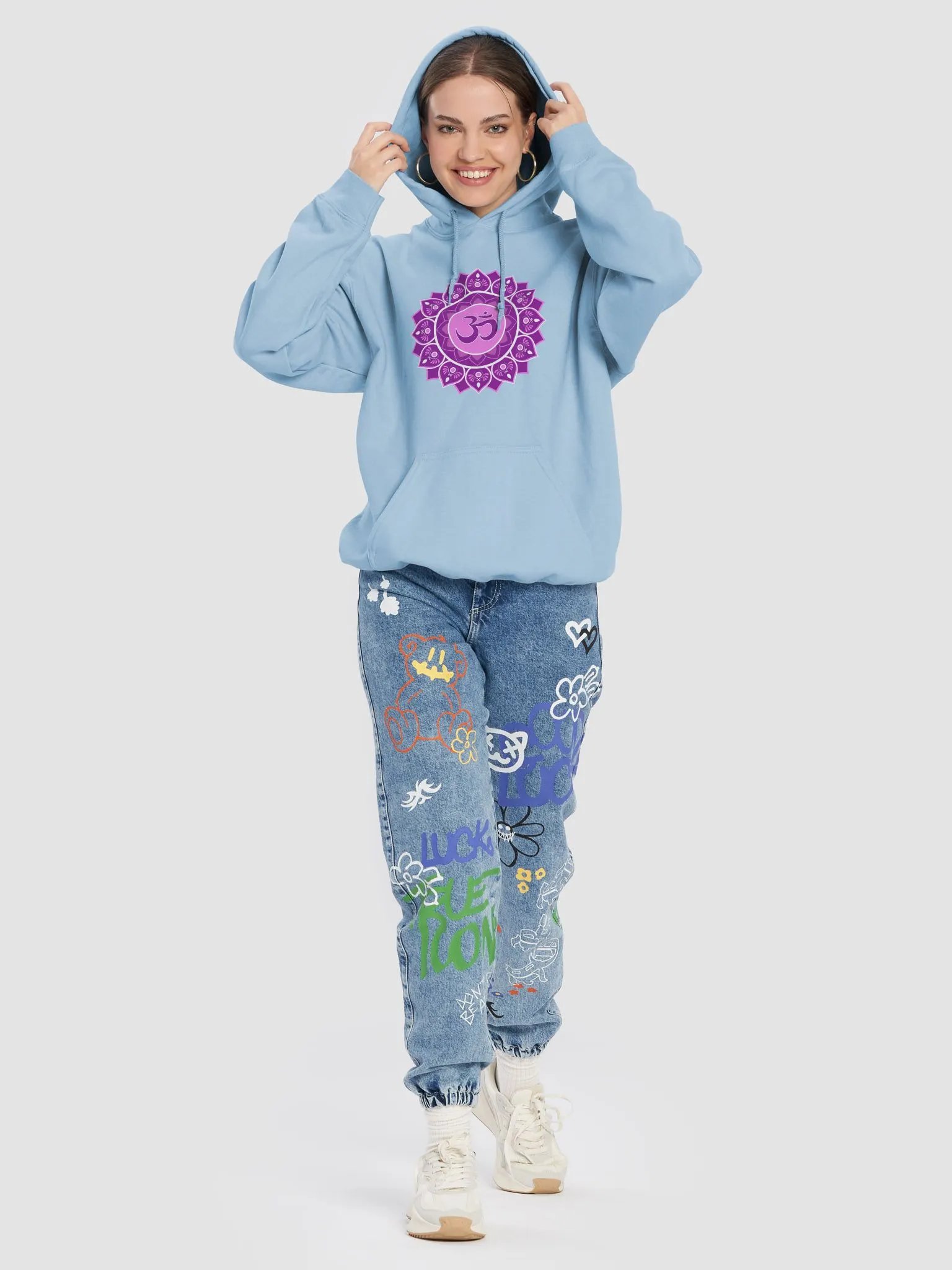 Om Lotus Mandala Classic Hoodie product image (37)