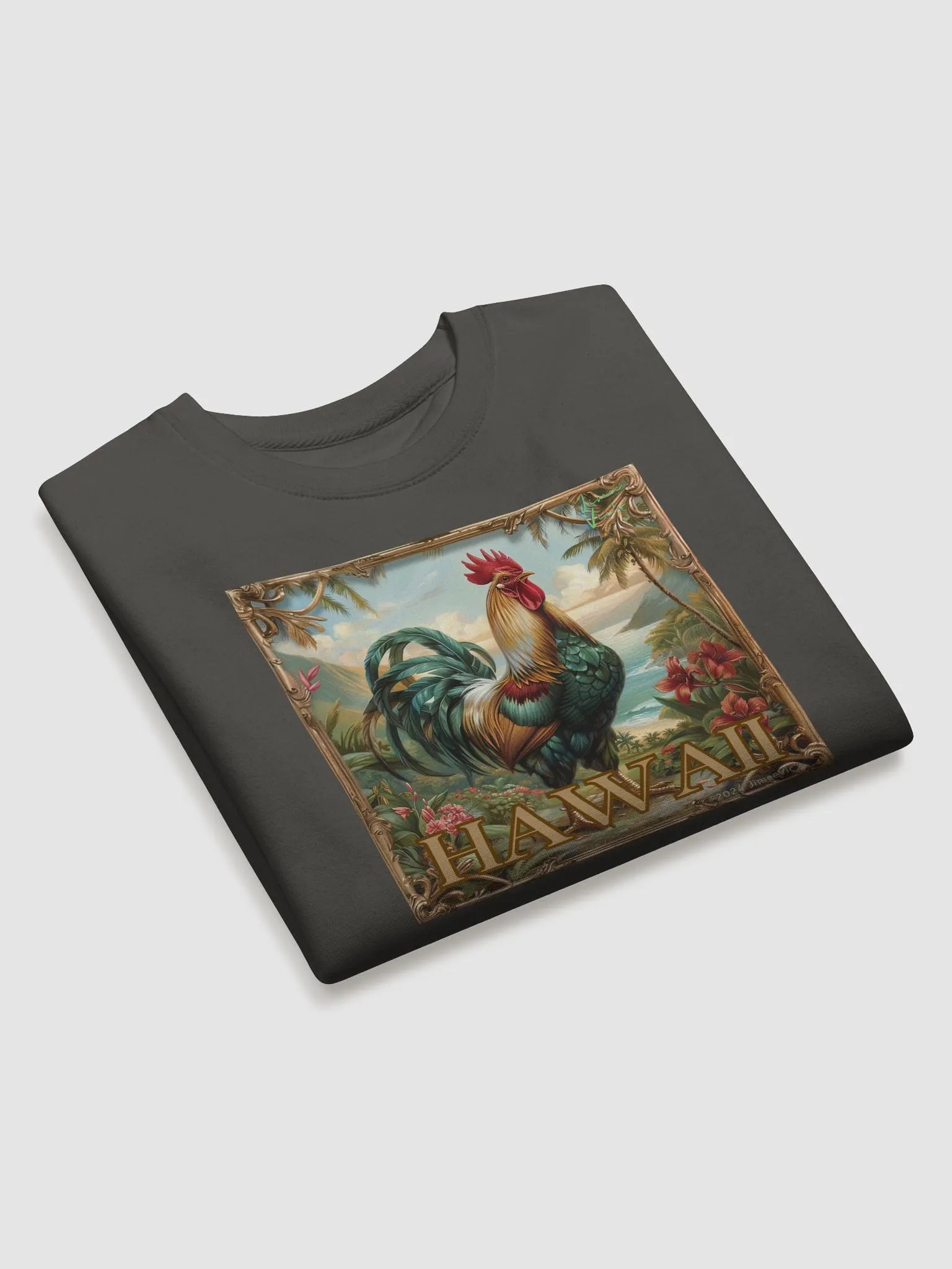 Jimee Vic’s Beach Rooster Crewneck Sweatshirt product image (3)