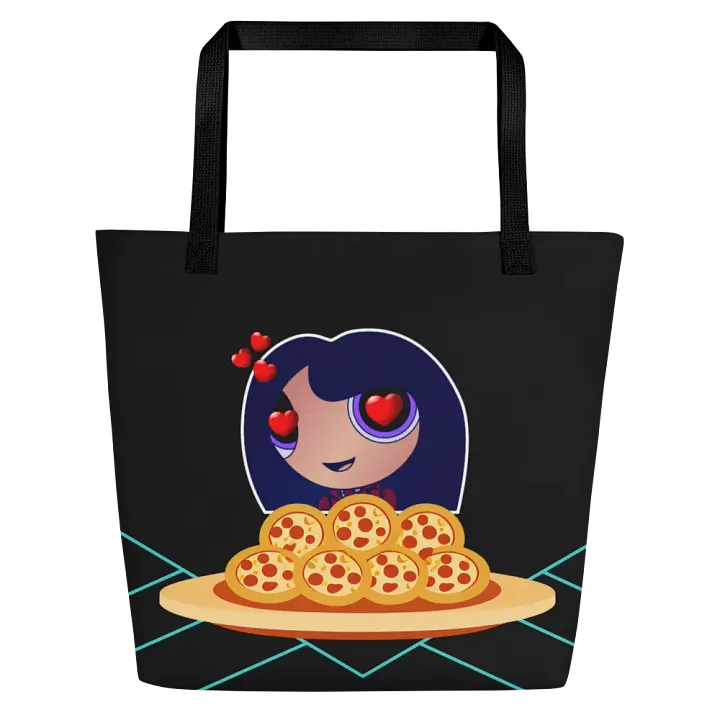 Pizza Love Tote Bag - Black product image (1)