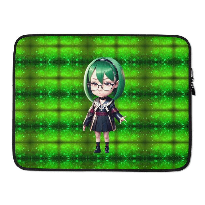 (GREEN CHIBI) K Laptop Sleeve product image (2)